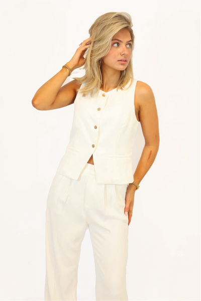 Juliana Gilet - White