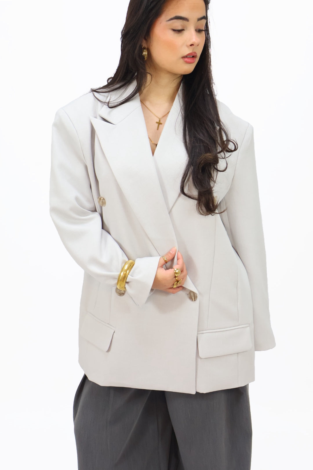 Sara blazer - Light grey
