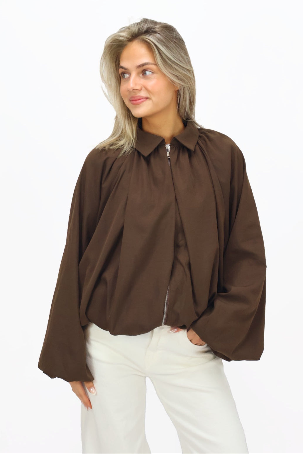 Maud Jacket - Brown | Ambika