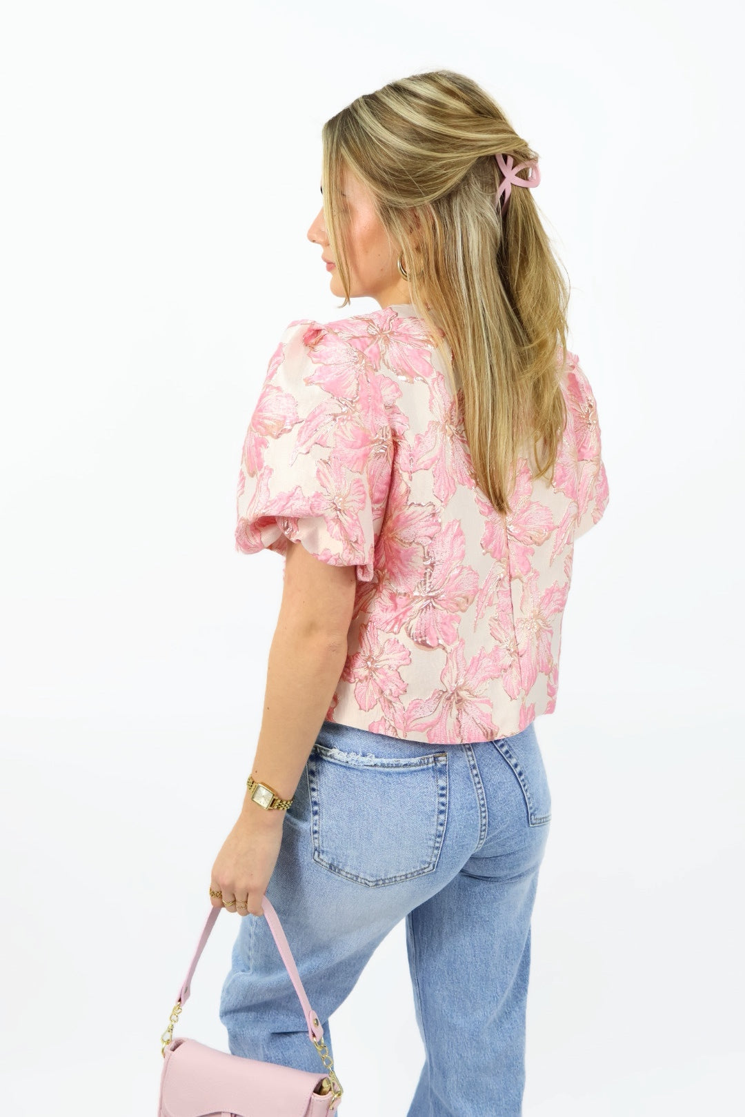 Luca Top print - pink