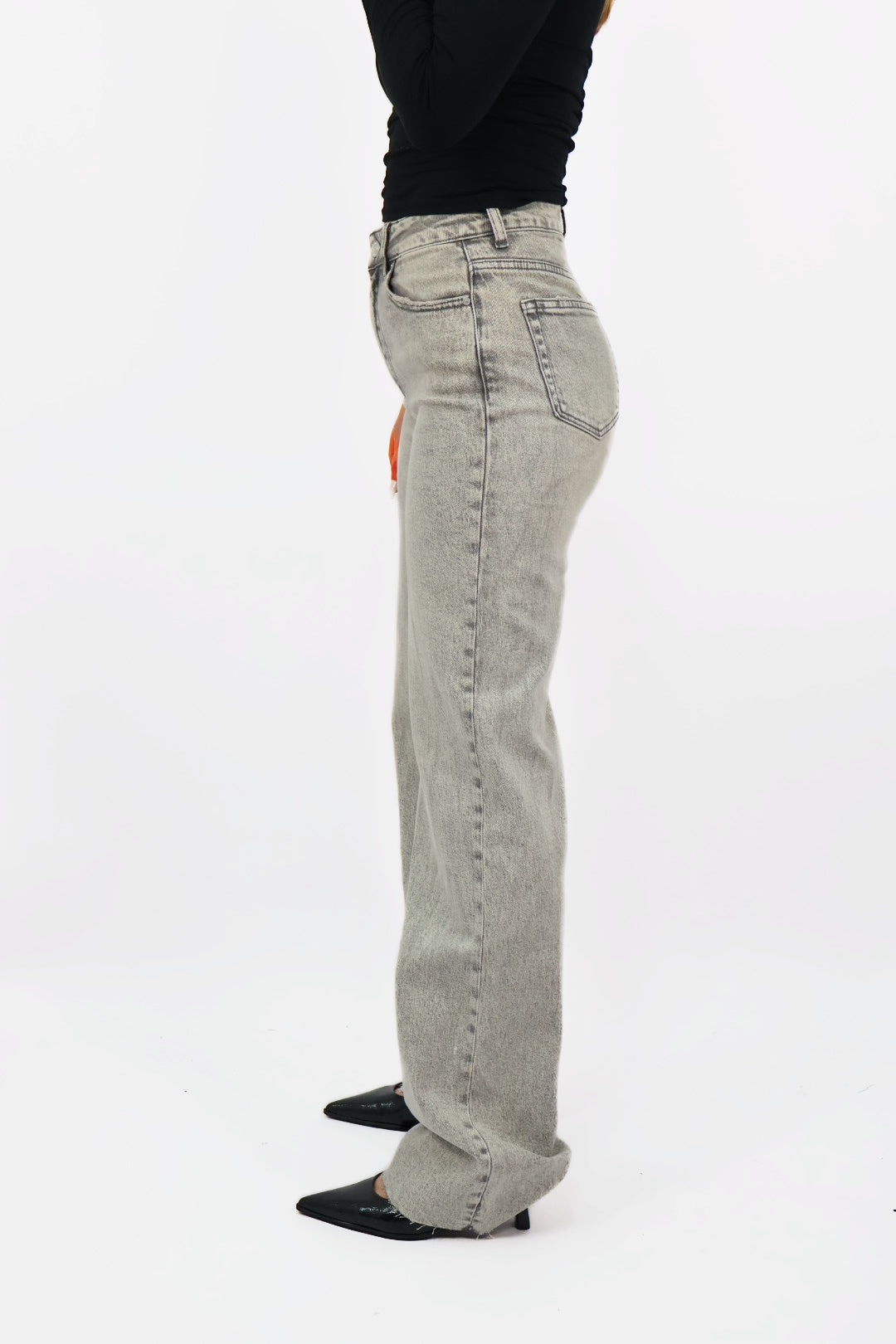 Yara Jeans Tall - Grey | W3636-8