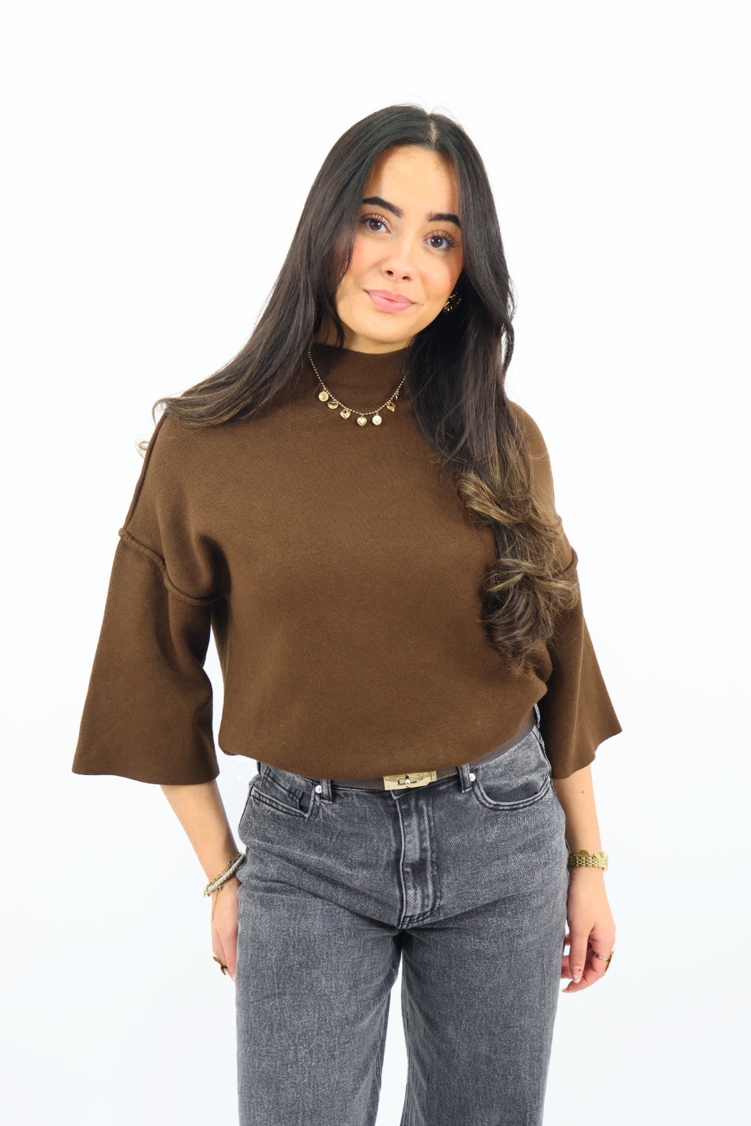 Amber top - Brown