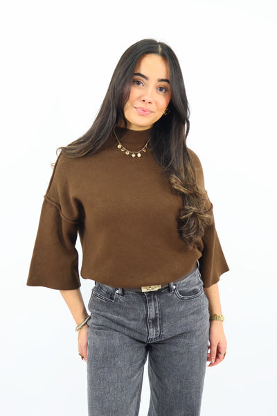 Amber top - Brown