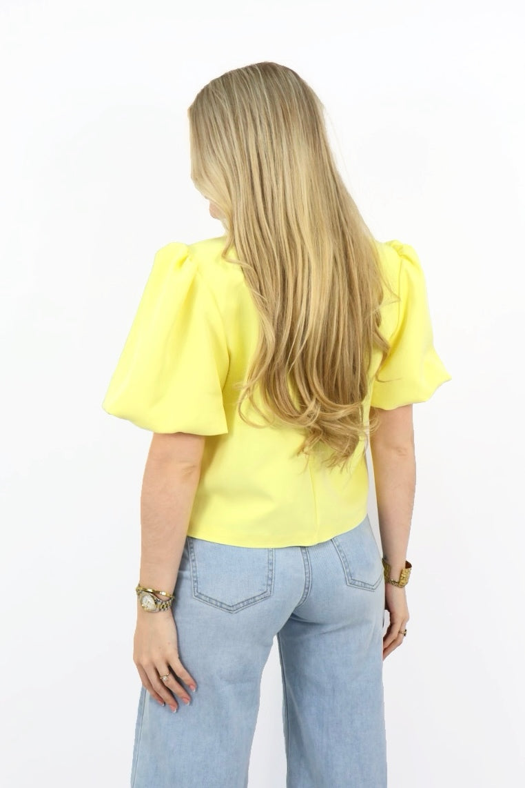 Puff blazer Lisa - Yellow