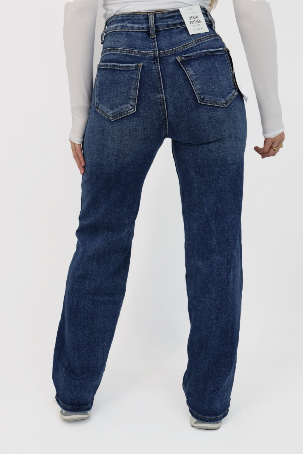 Pip Wide Leg Jeans - Blue Washed | DJ2521