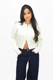 Mae Cardigan - White