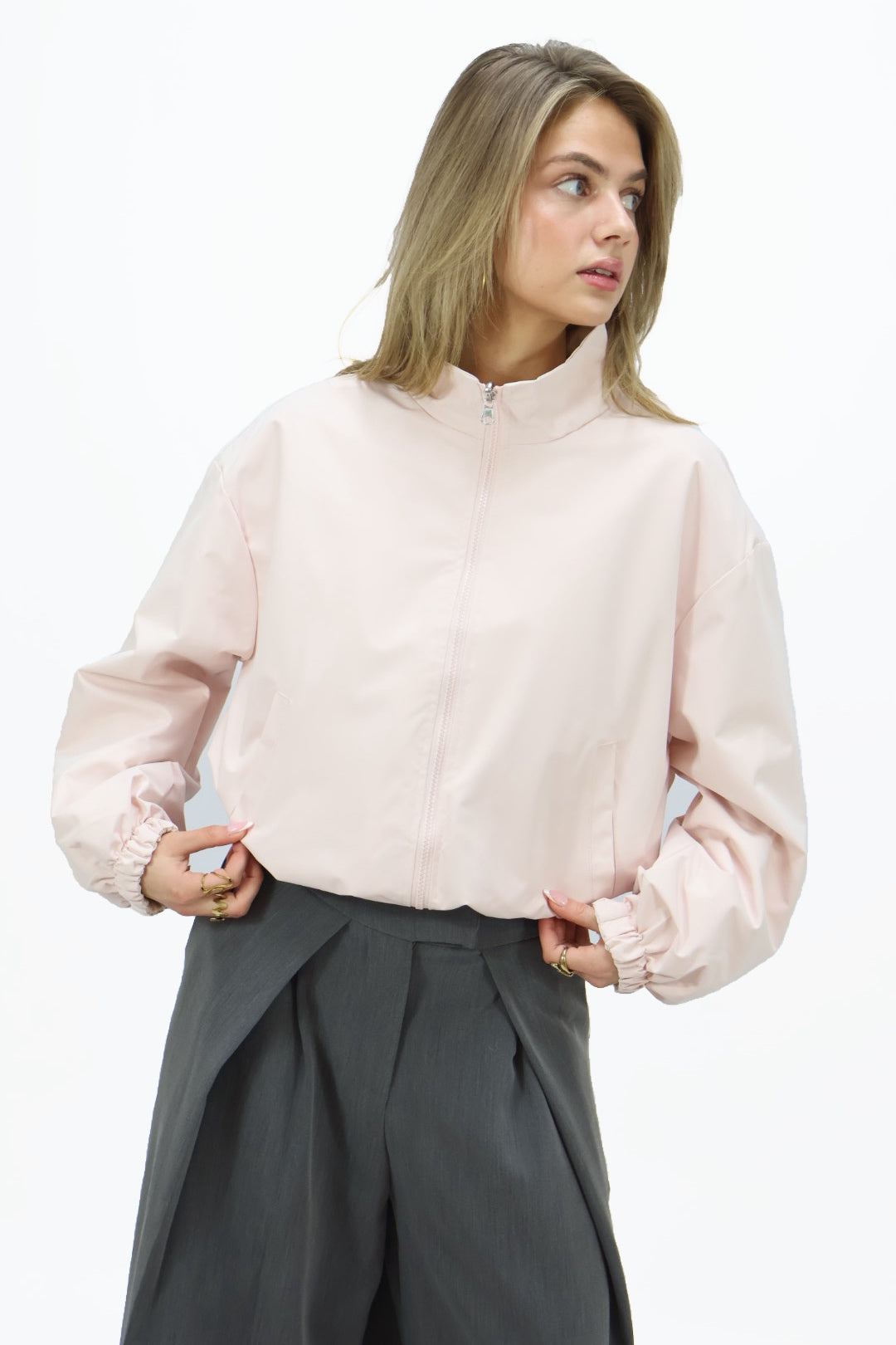 Senna Jacket - Baby Pink