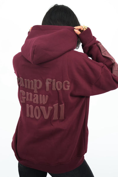 Lucky Me Hoodie - Bordeaux