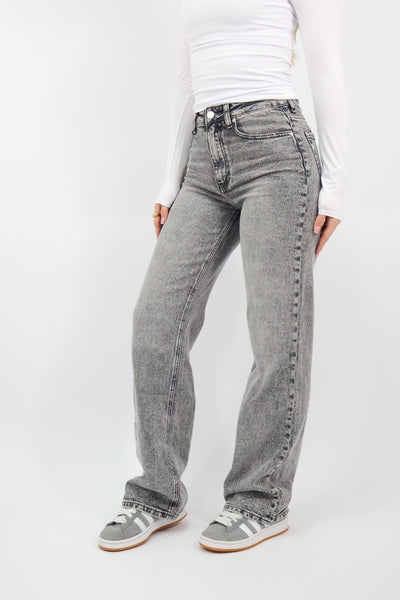 Cato Wide Leg Jeans Tall - Grey | W3392-1