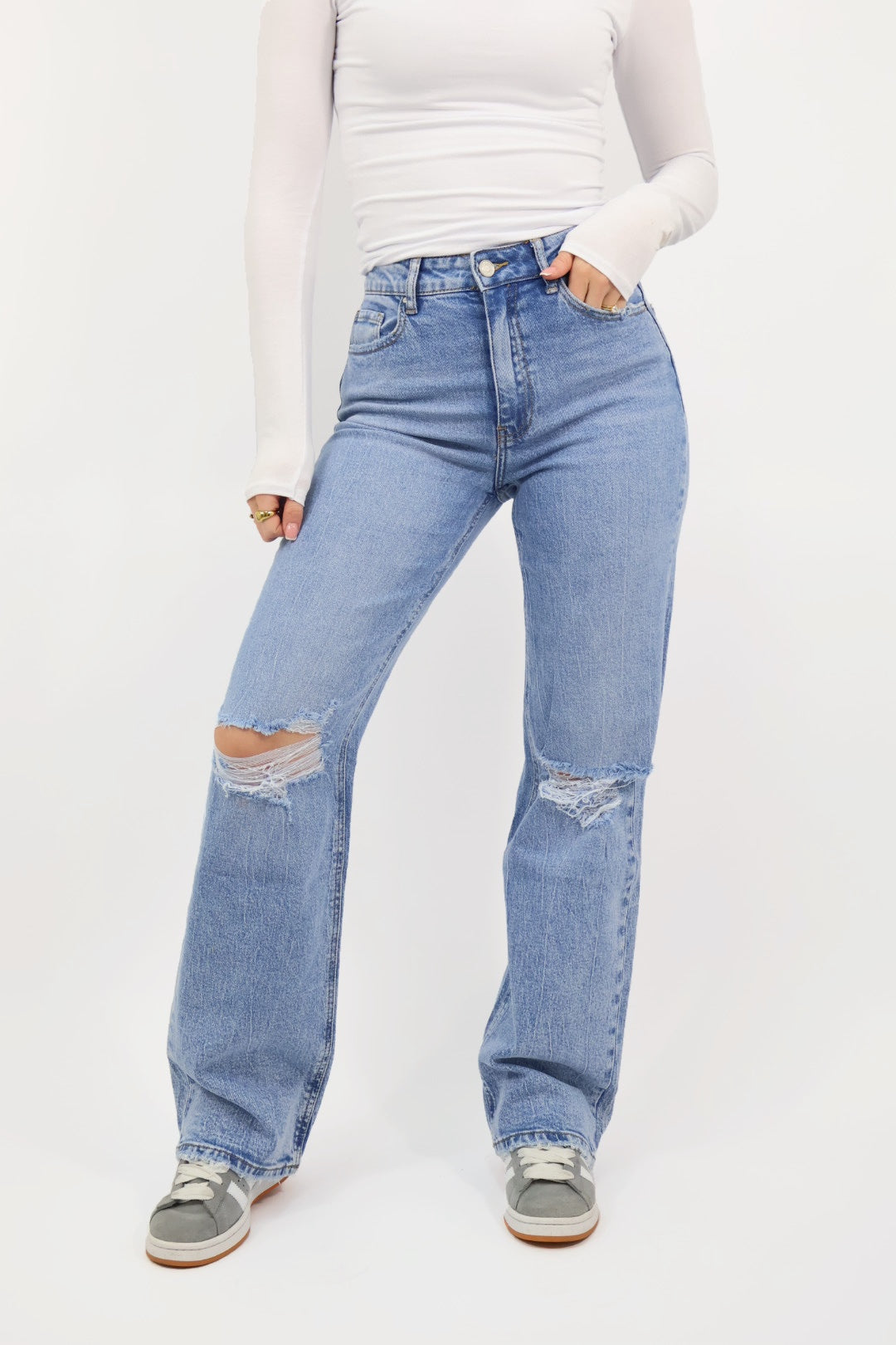 Emmy Wide Leg Jeans | W3329