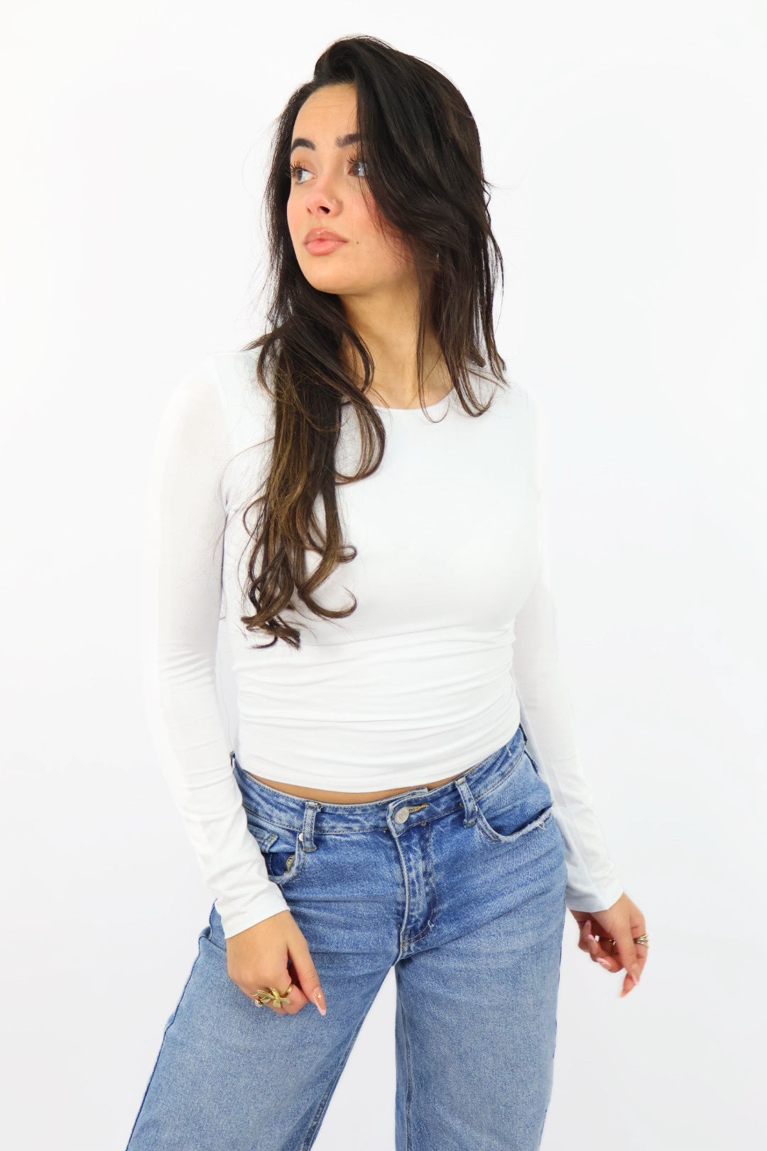 Leah top - White