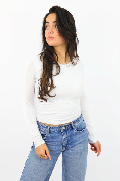 Leah top - White