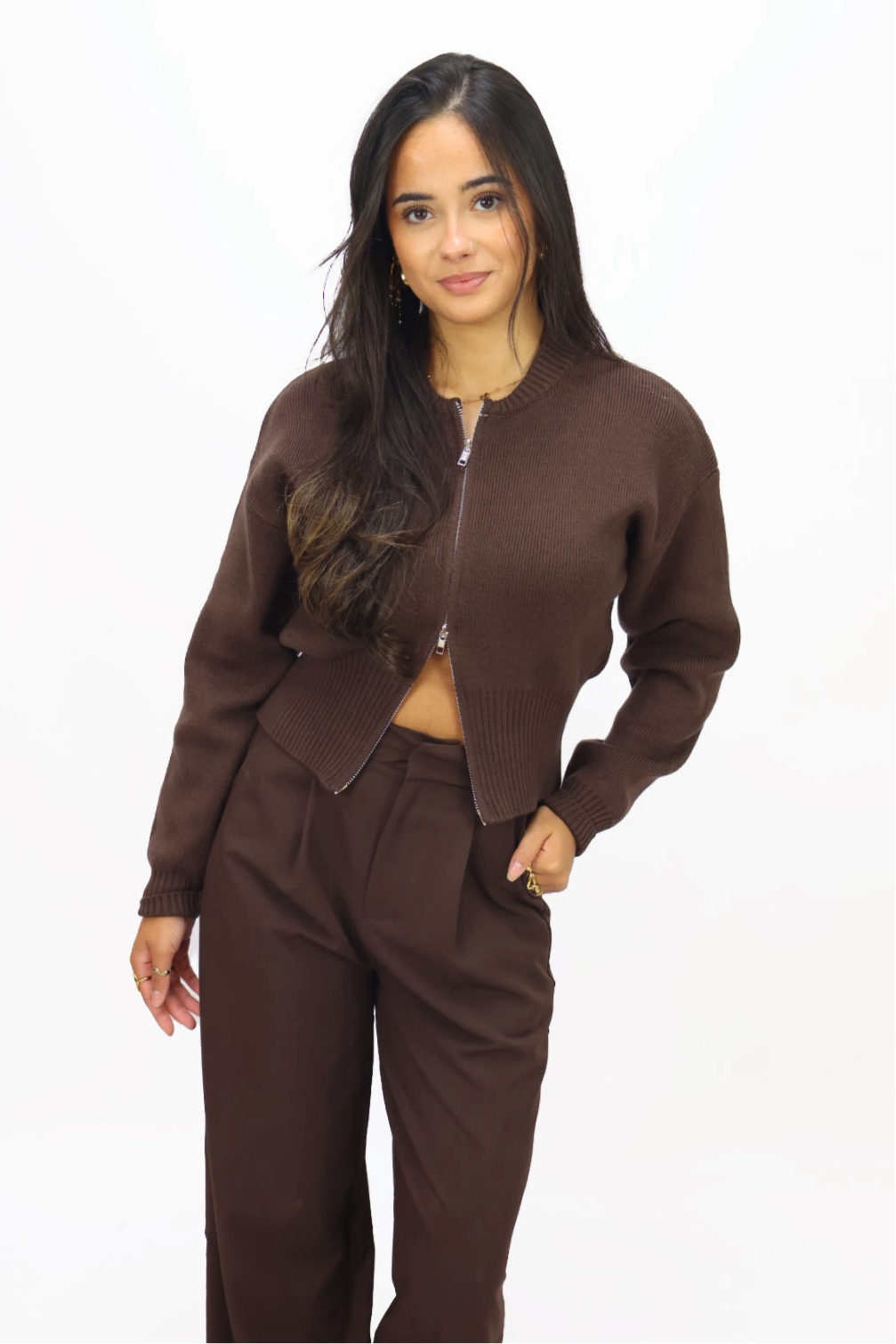 Mae Cardigan - Brown
