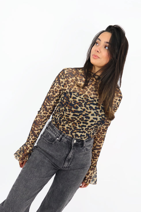 Pepijn Panter mesh Top - YS5506