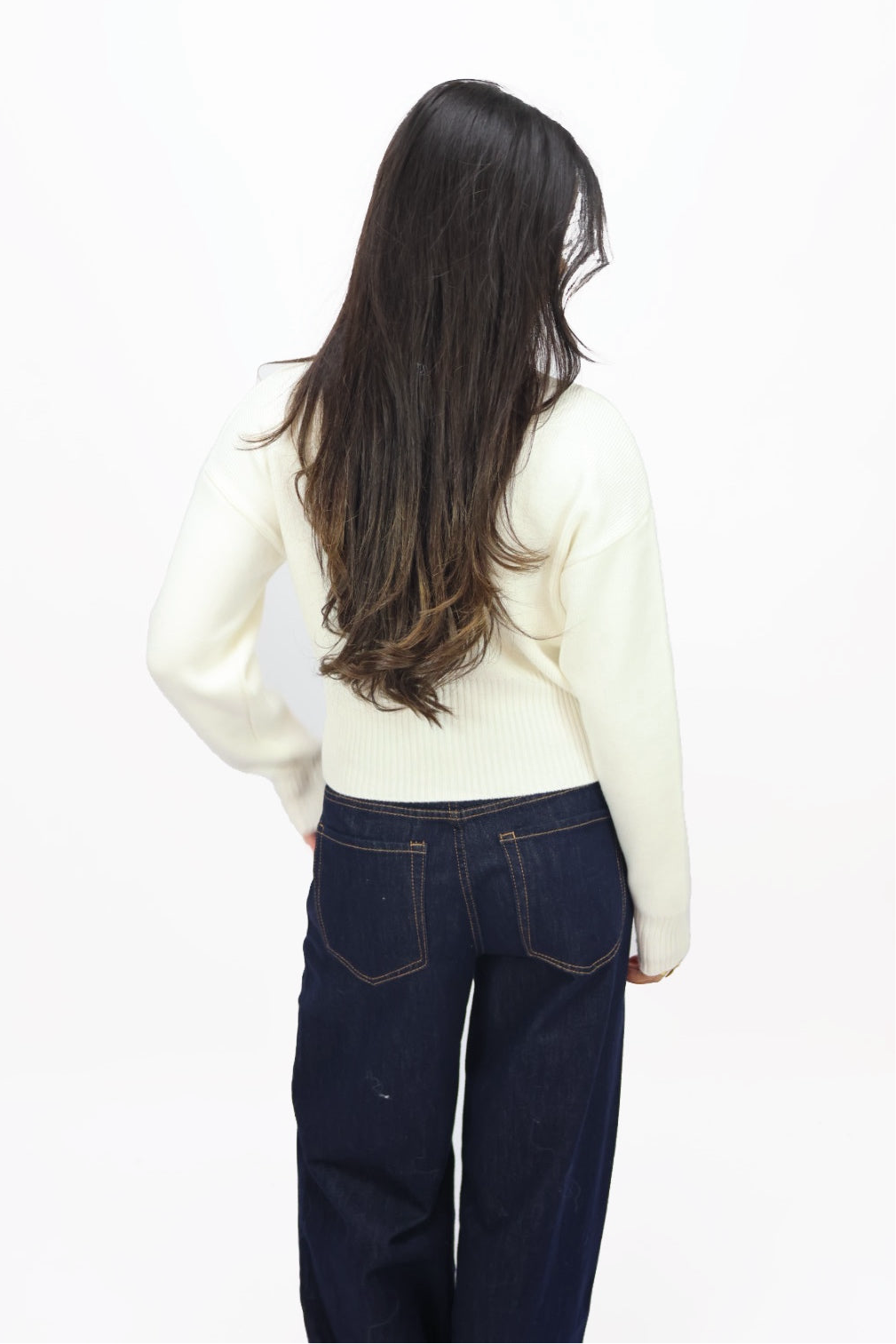 Mae Cardigan - White