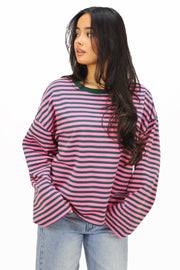 Beau longsleeve - Pink/Green