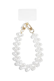 Hartjes Telefoonkoord - Parels