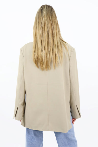 Olivia Oversized Blazer - Beige