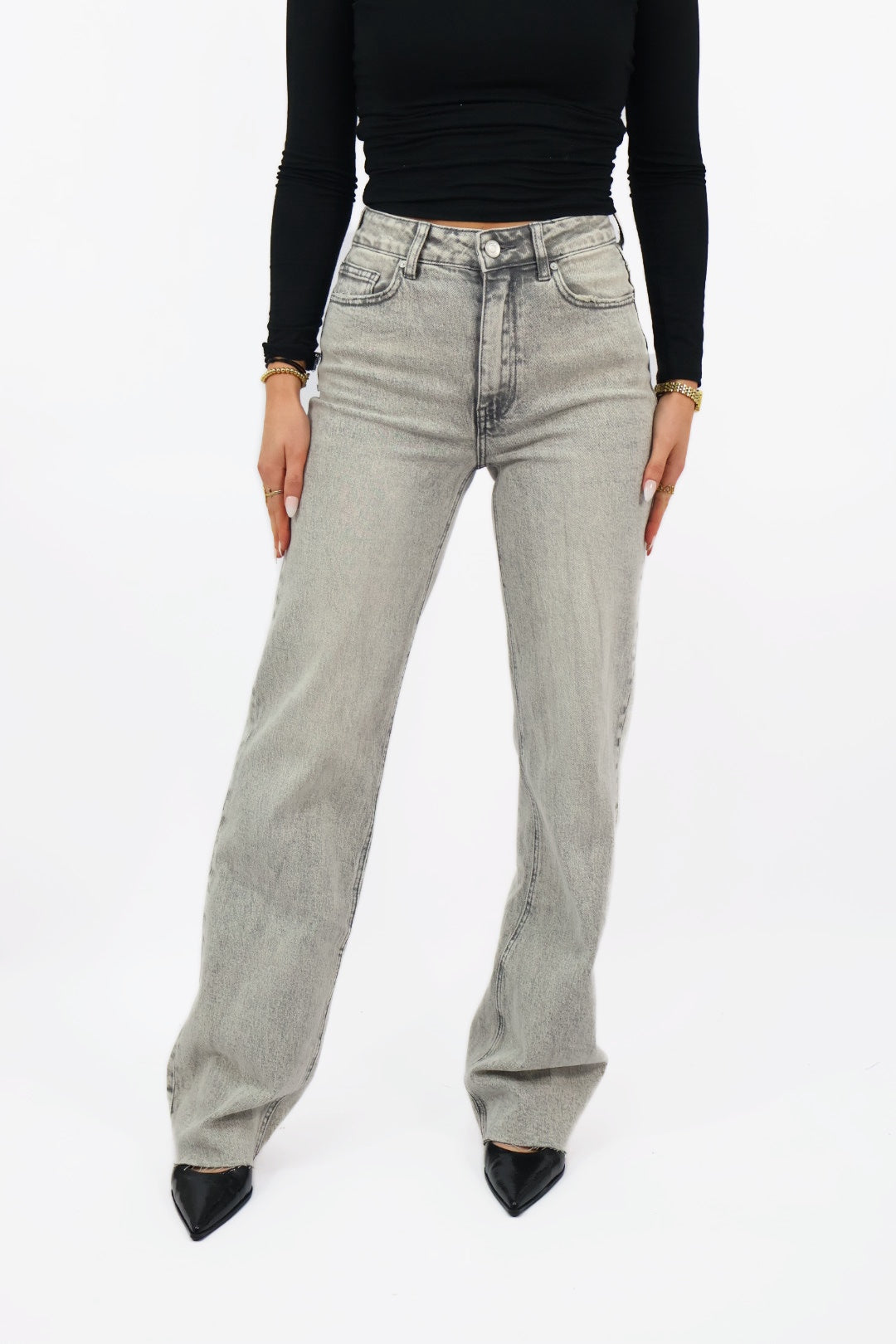 Yara Jeans Tall - Grey | W3636-8