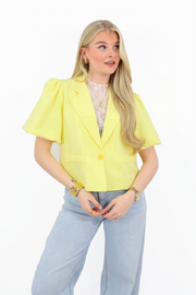 Puff blazer Lisa - Yellow