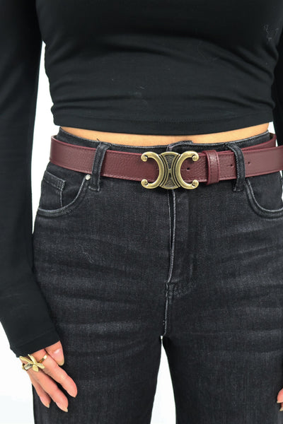 Inspired Belt - Bordeaux