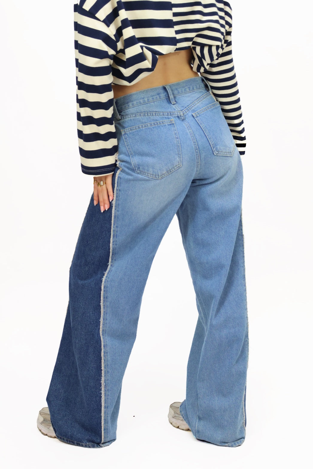 Alix wide leg Jeans - Blue