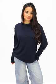 Basic Longsleeve - Navy