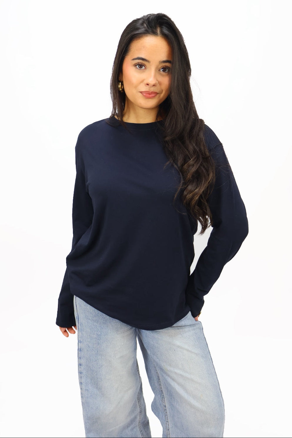 Basic Longsleeve - Navy