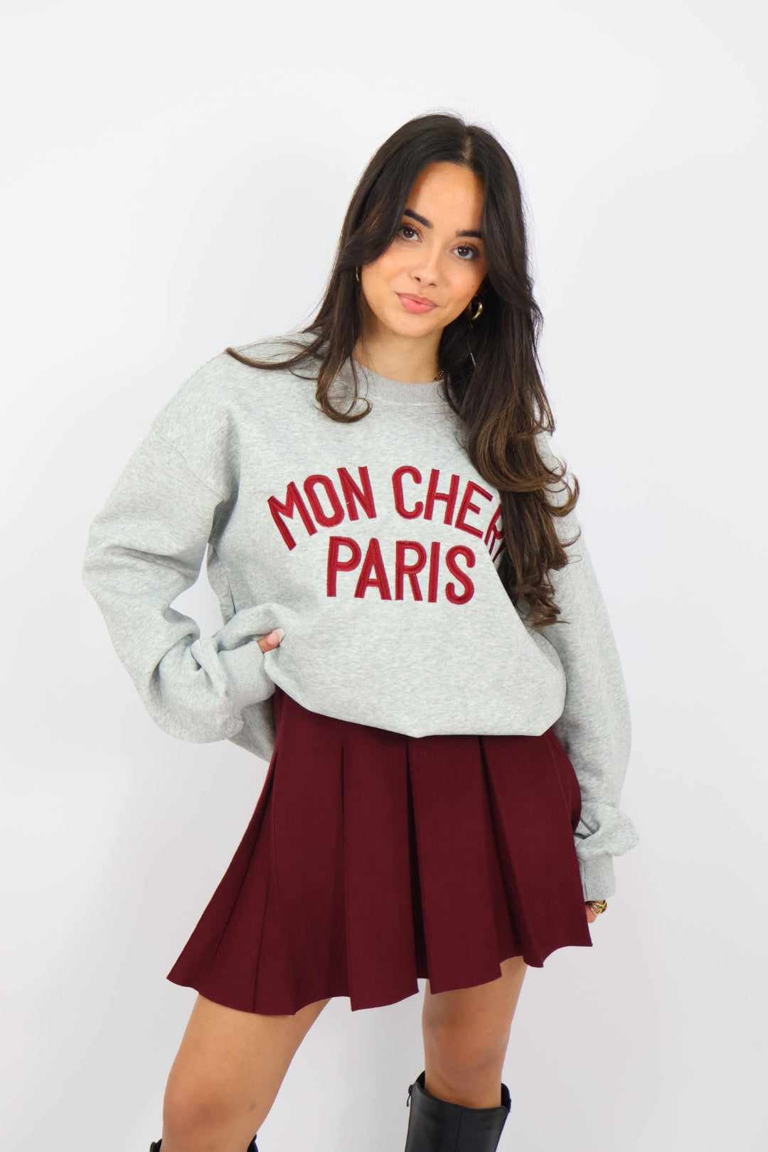 Mon cheri paris Sweater - Grey