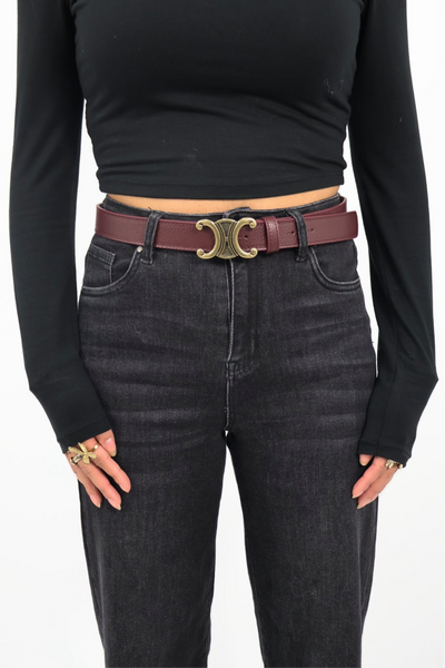 Inspired Belt - Bordeaux