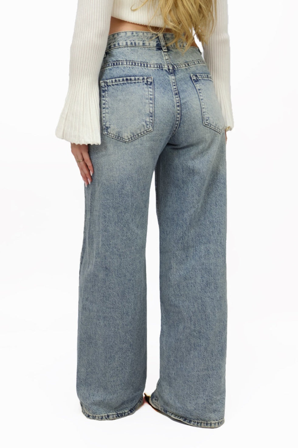 Bella wide leg jeans  - Blue