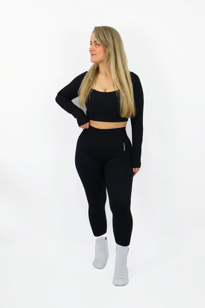 Jade Black Legging