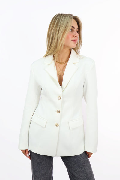 Levi Blazer - White