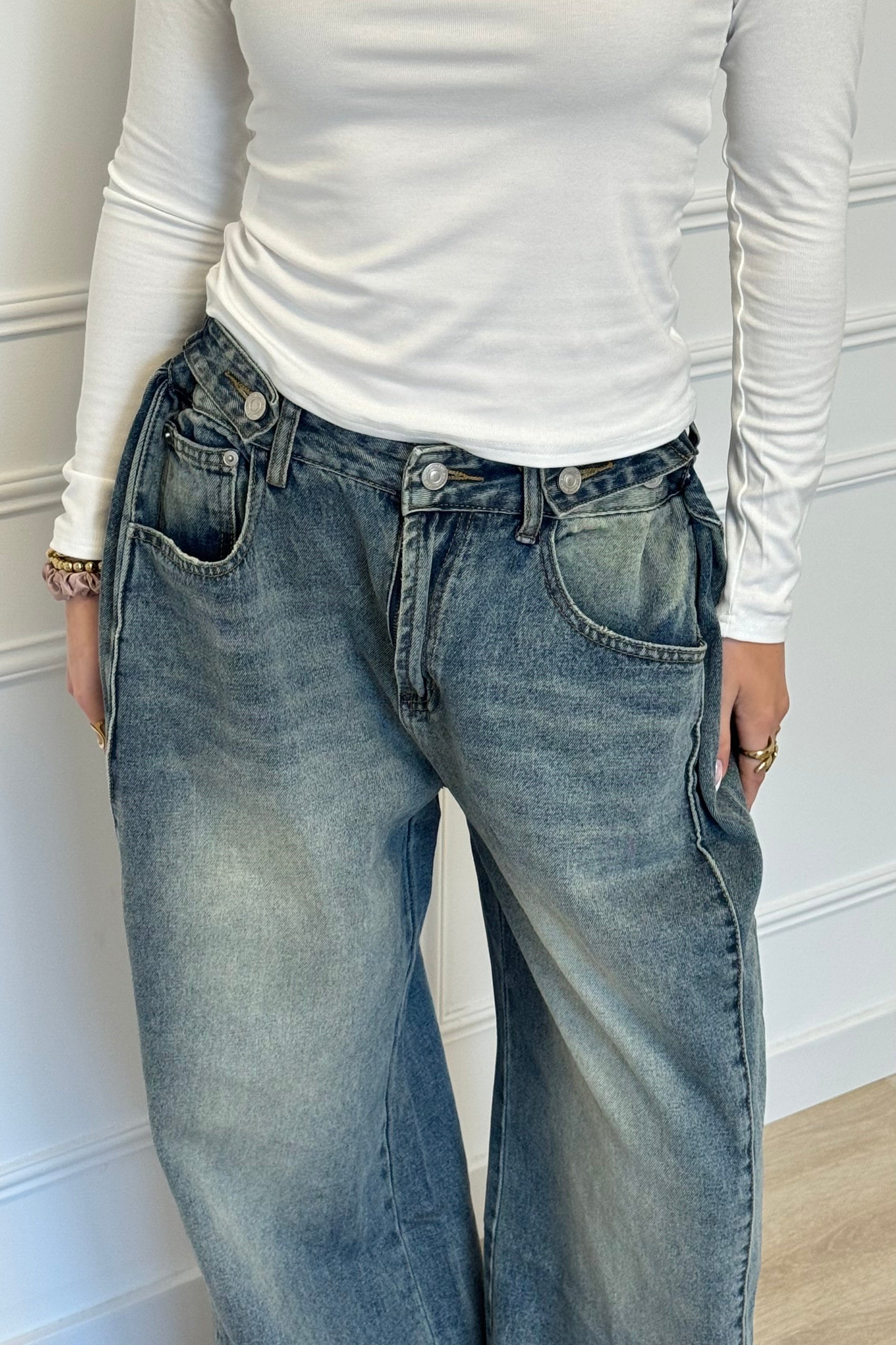 Jordan Wide Leg Jeans