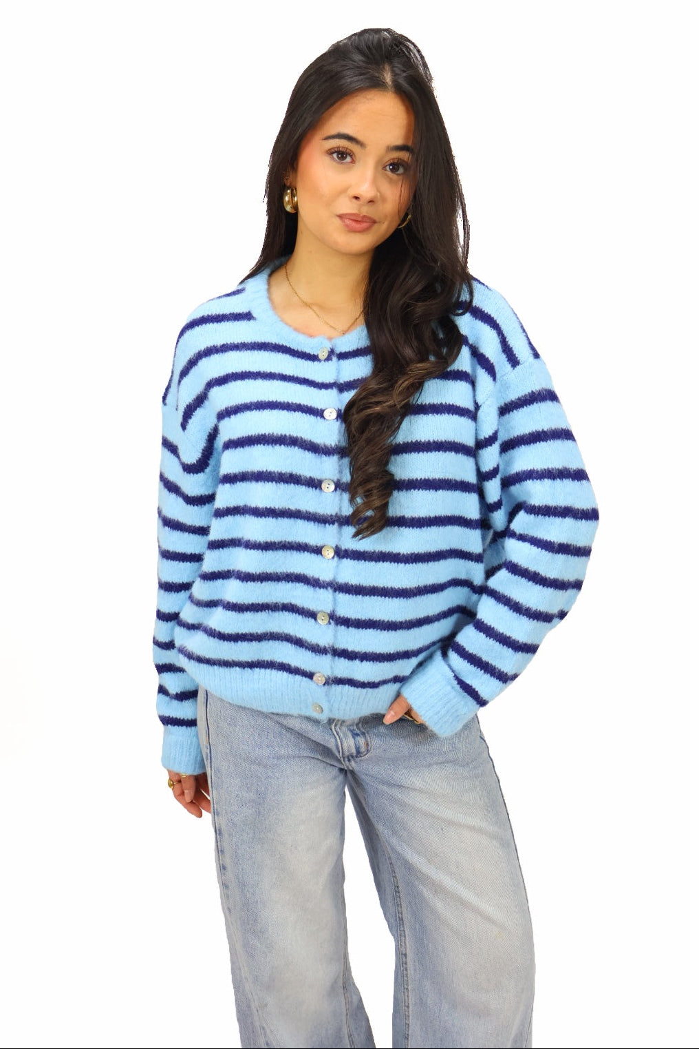 Evy Cardigan - Blue/navy