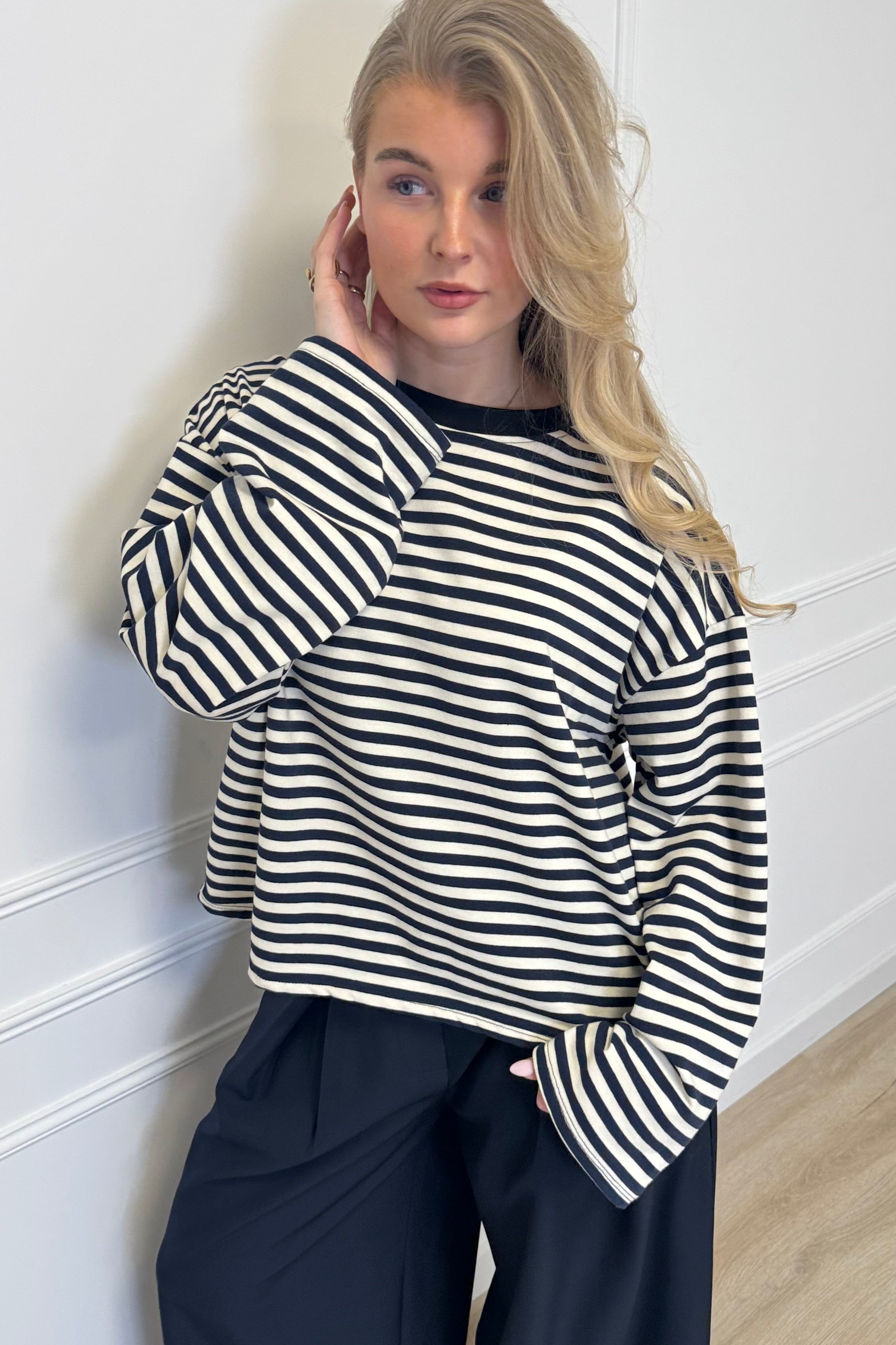 Justine longsleeve - Navy