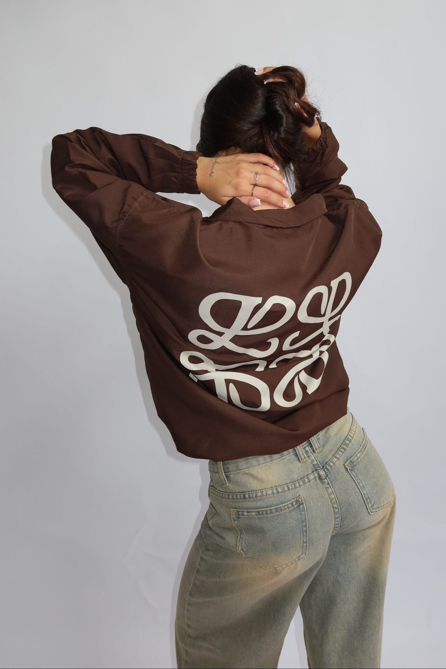 The Monogram Jacket - Brown