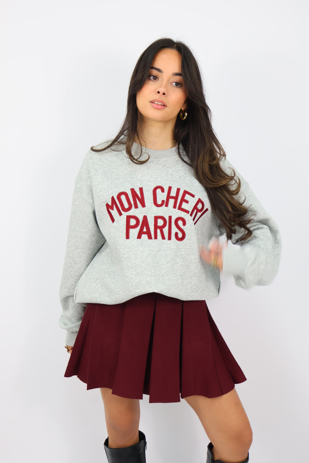 Mon cheri paris Sweater - Grey