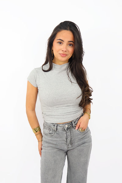 Casey top - Grey