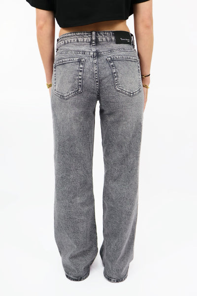 Midwaist Jeans - Grey - W3552-7