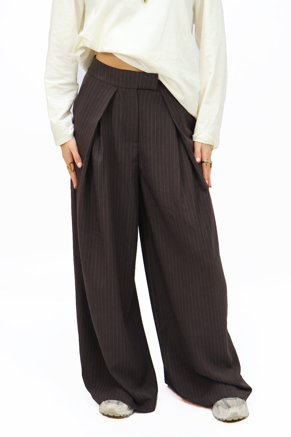 Valerie pantalon - Stripes Brown