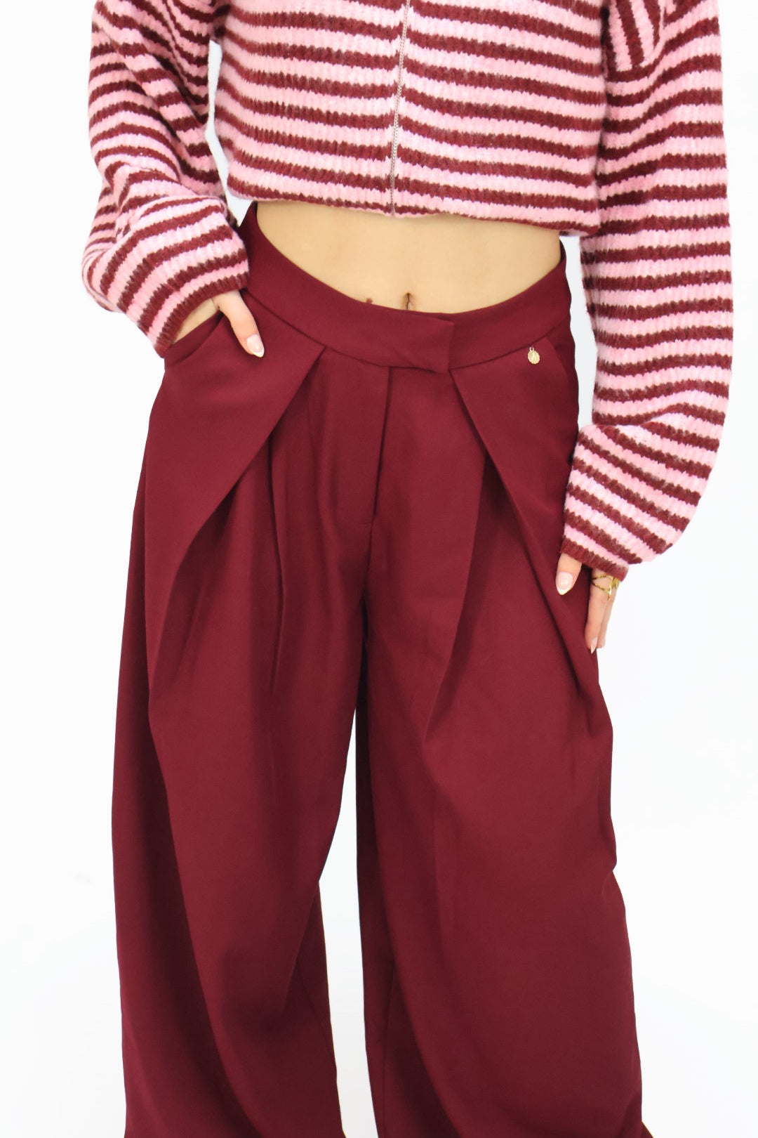 Valerie pantalon - Bordeaux