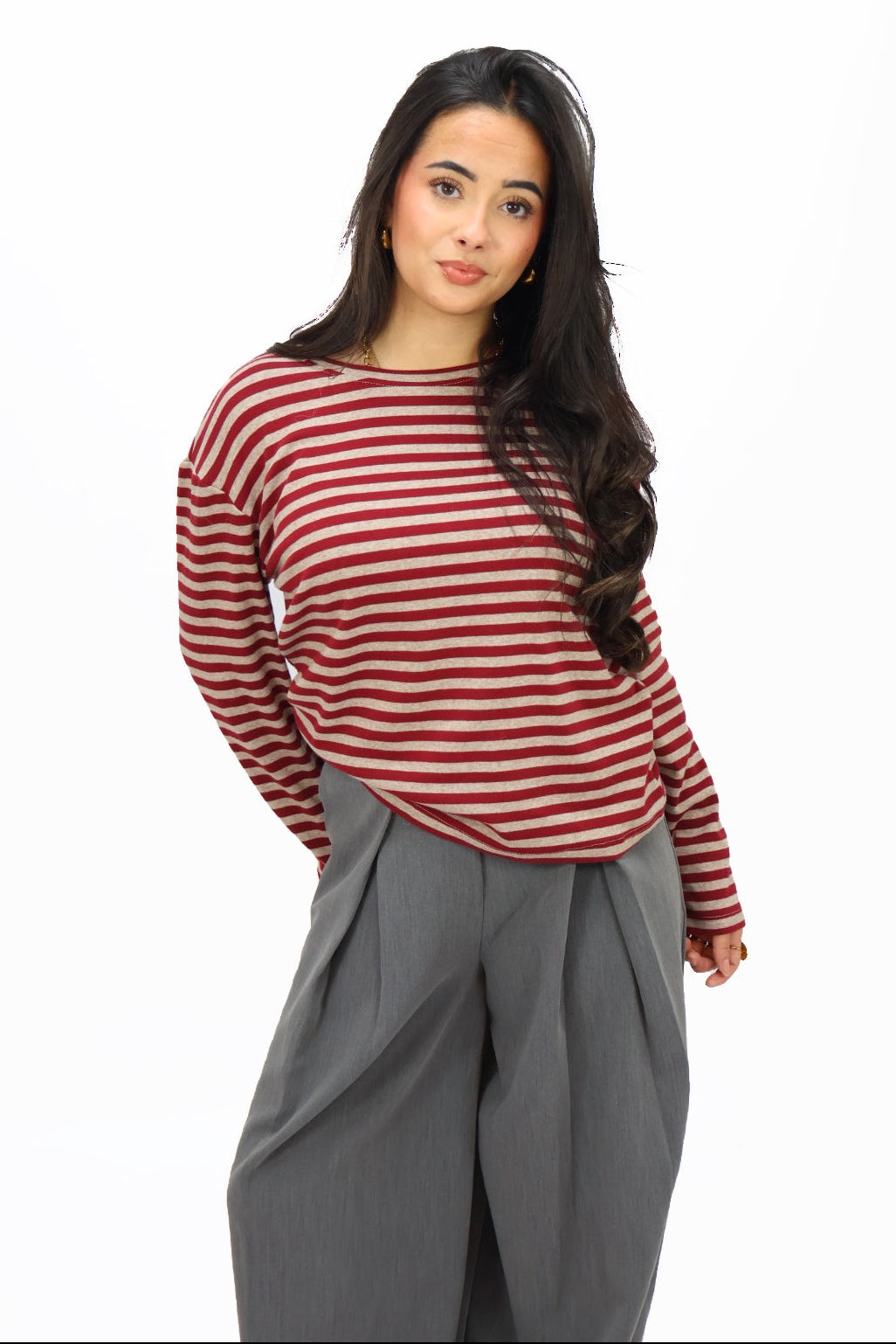 Bonnie longsleeve - Bordeaux