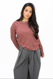 Bonnie longsleeve - Bordeaux