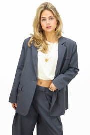 Valerie blazer - Stripes Grey