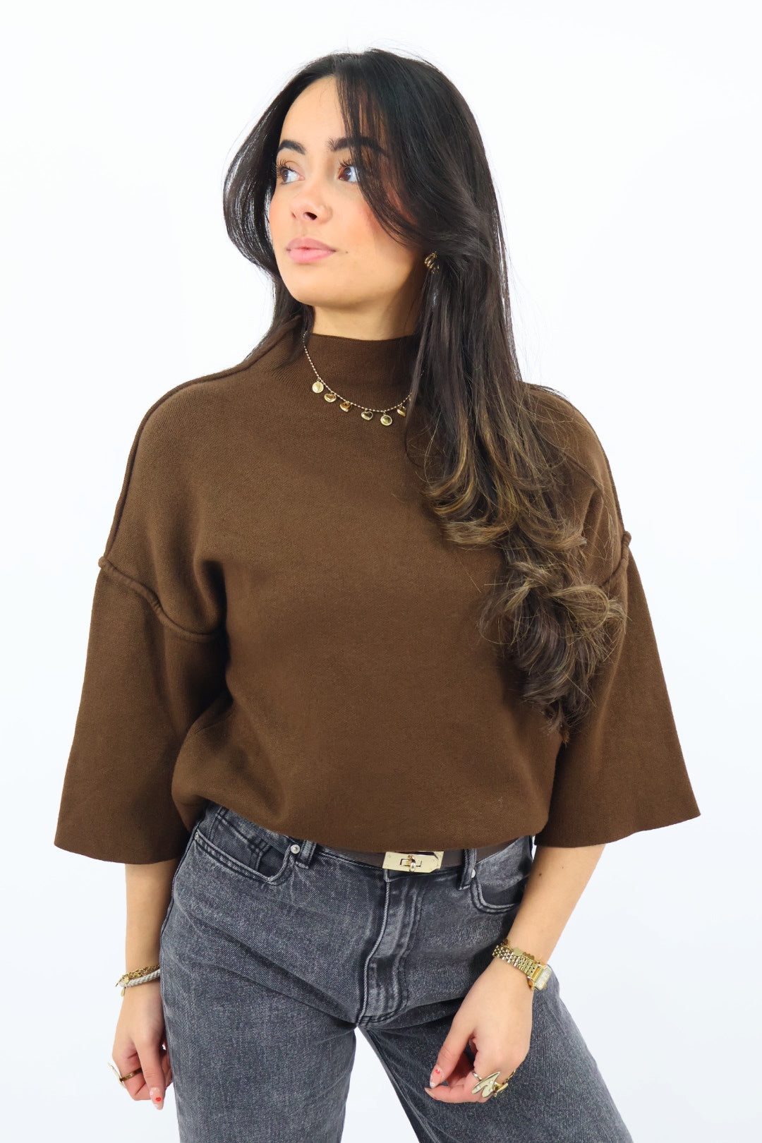 Amber top - Brown