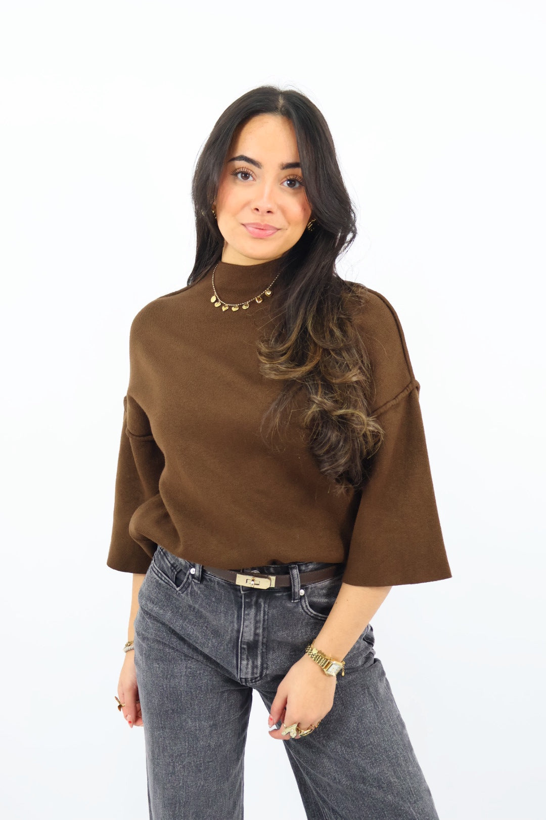 Amber top - Brown