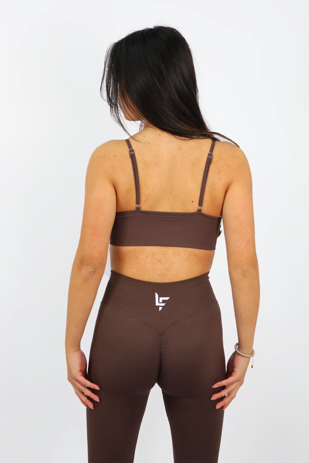 Esspreso Brown Sports Bra