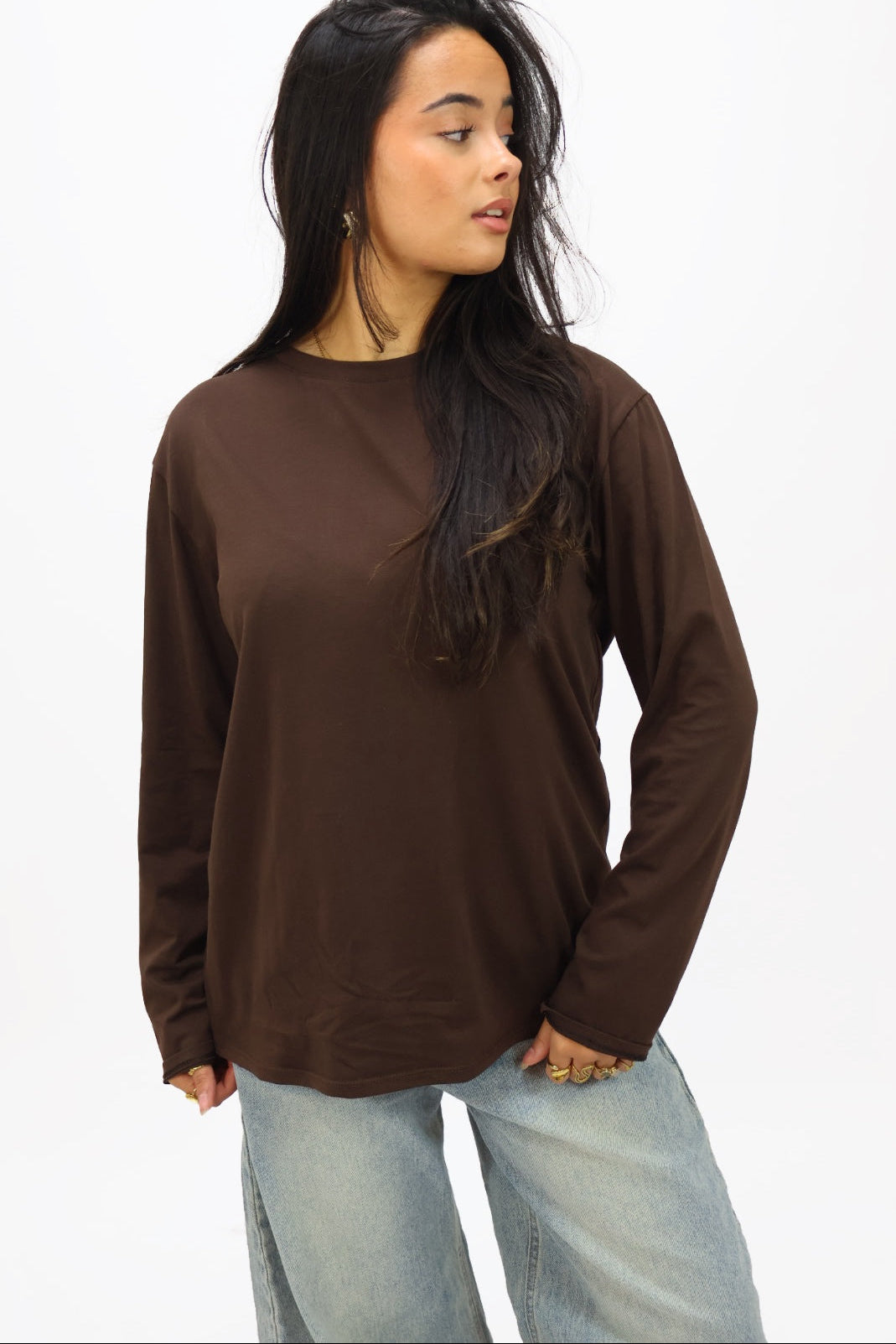 Basic Longsleeve - Brown