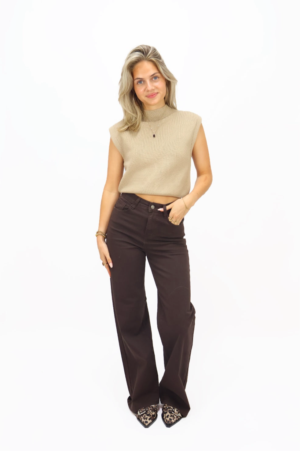 Alex Wide Leg Jeans | 0623-2